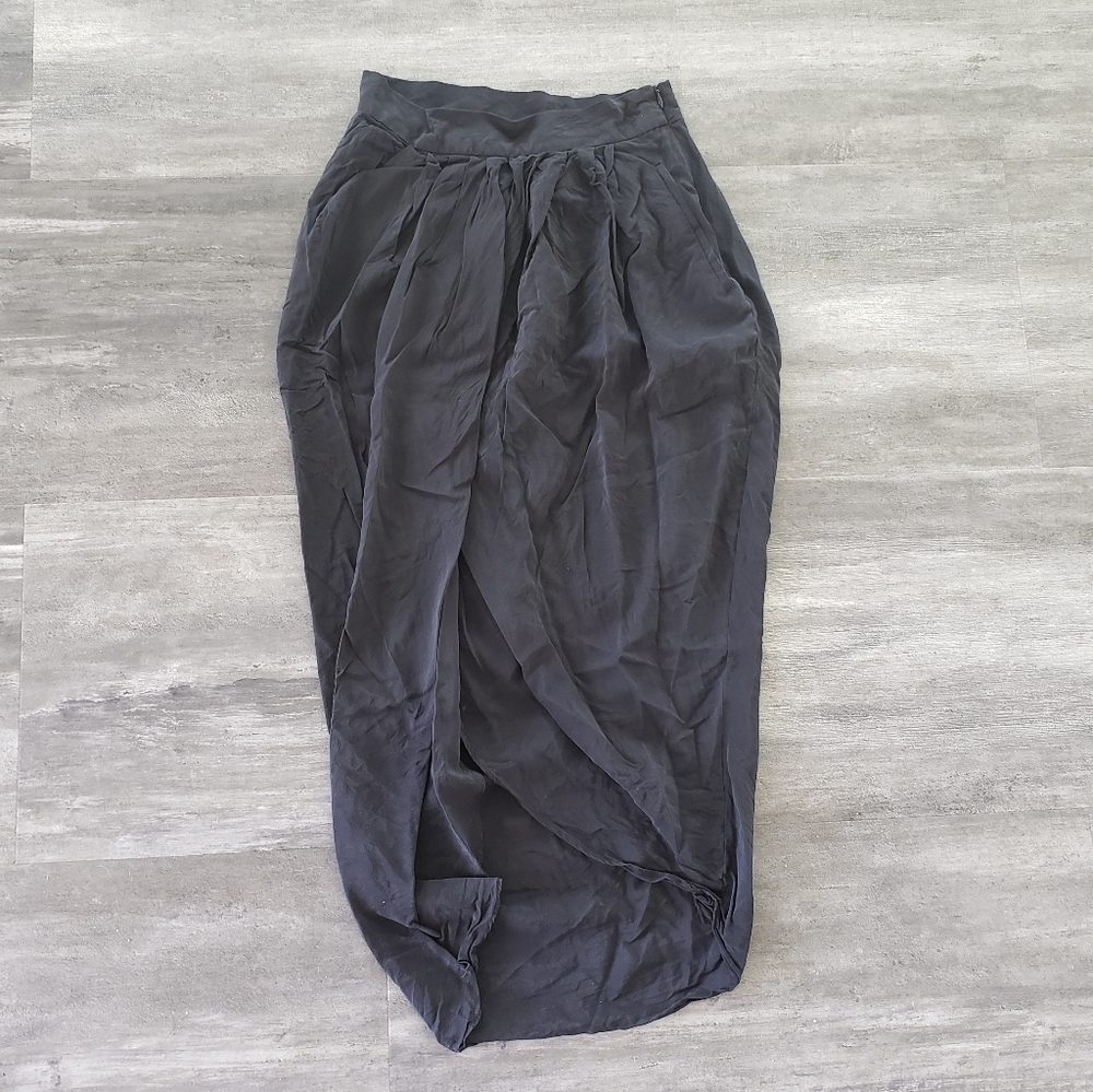 Black Unconditional London Silk Maxi